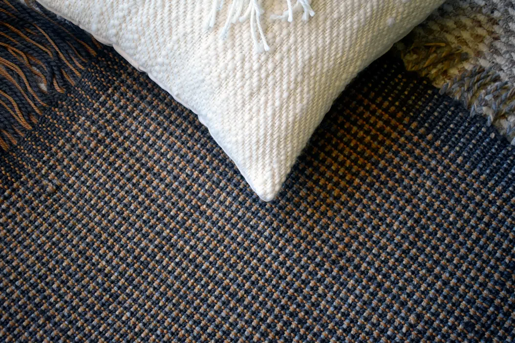 Alfombra Artesanal De Lana Natural