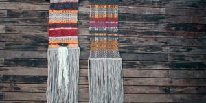 Mural Textil Artesanal de Lana Natural